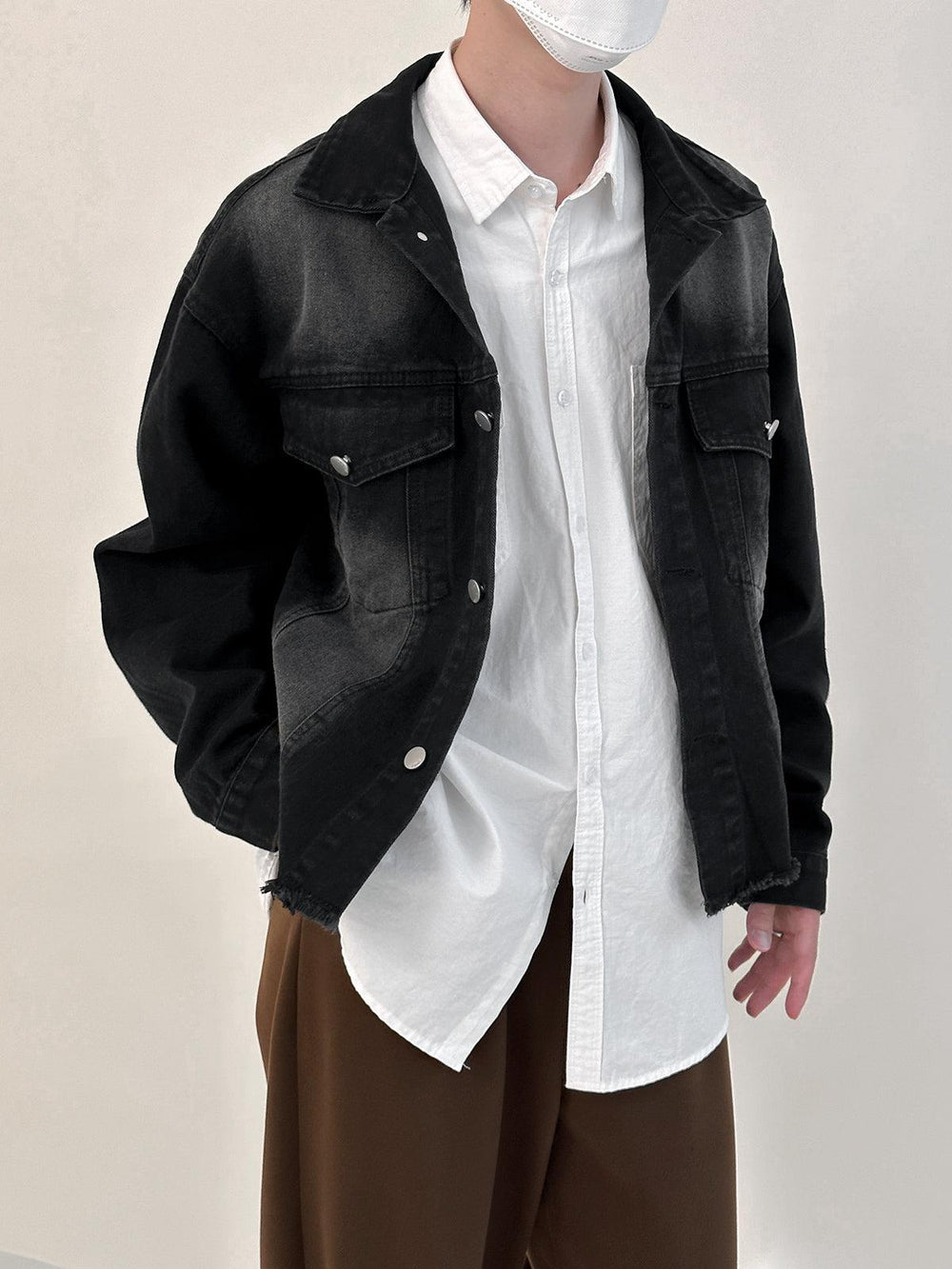 Raw Edge Denim Jacket
