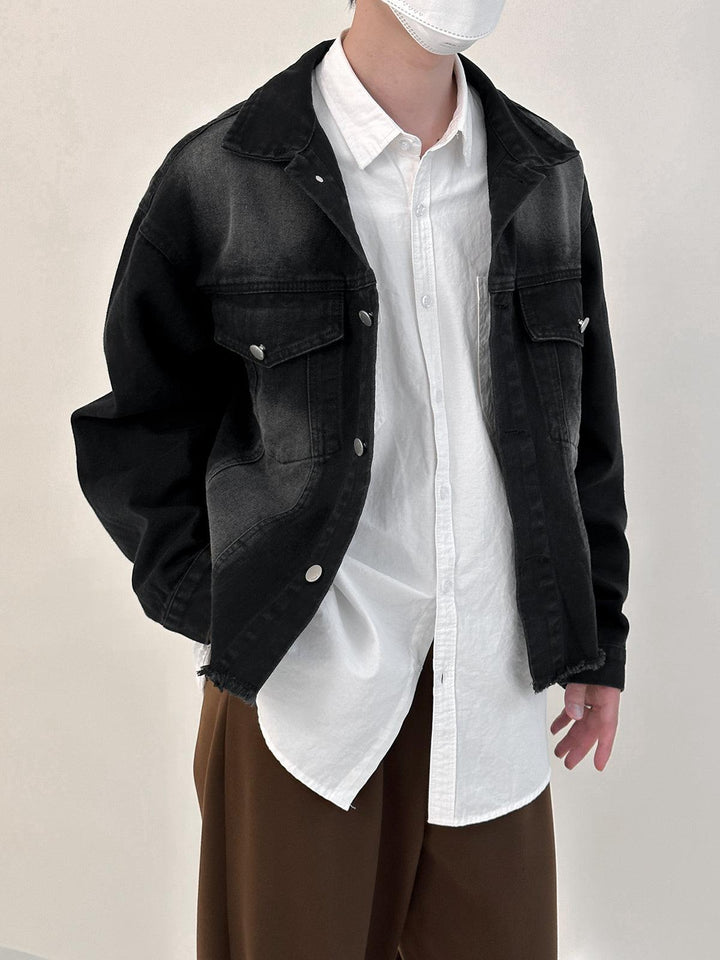 Raw Edge Denim Jacket