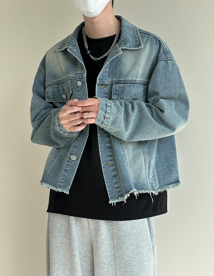 Raw Edge Denim Jacket