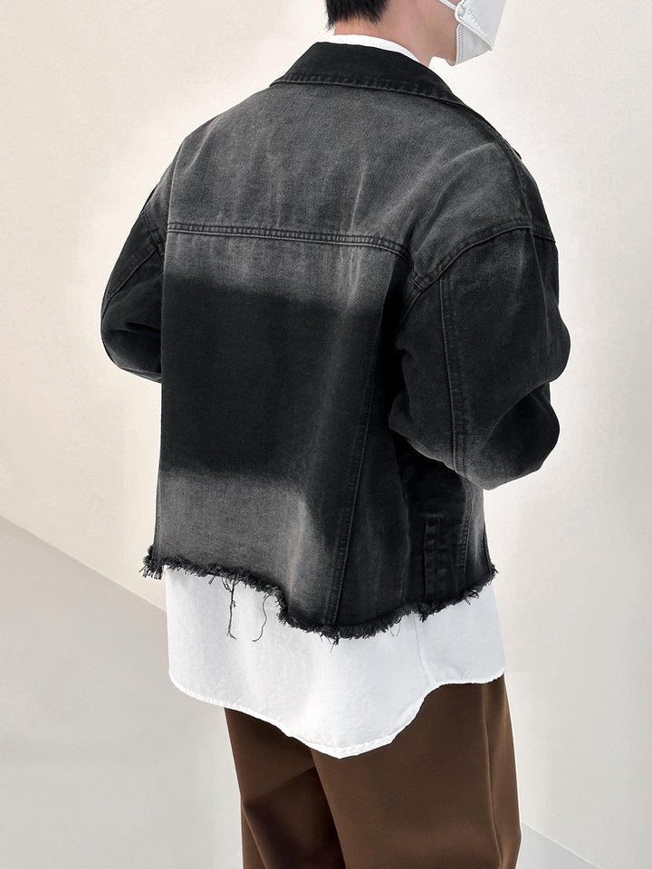 Raw Edge Denim Jacket