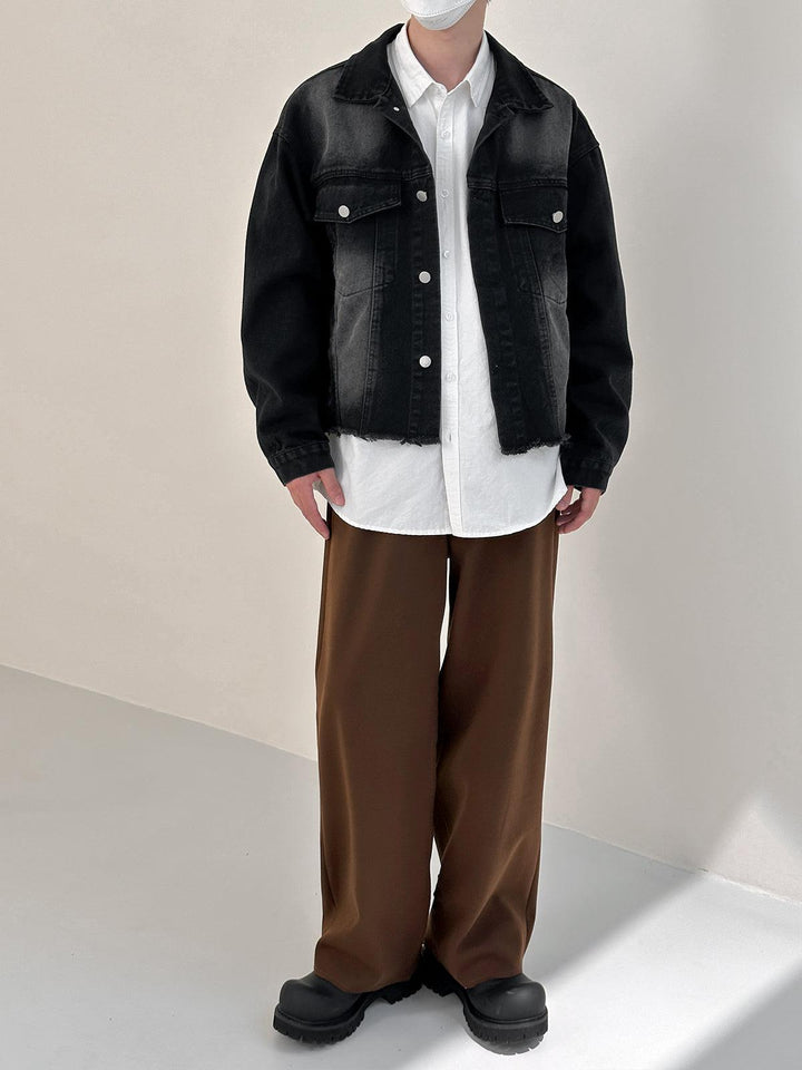 Raw Edge Denim Jacket