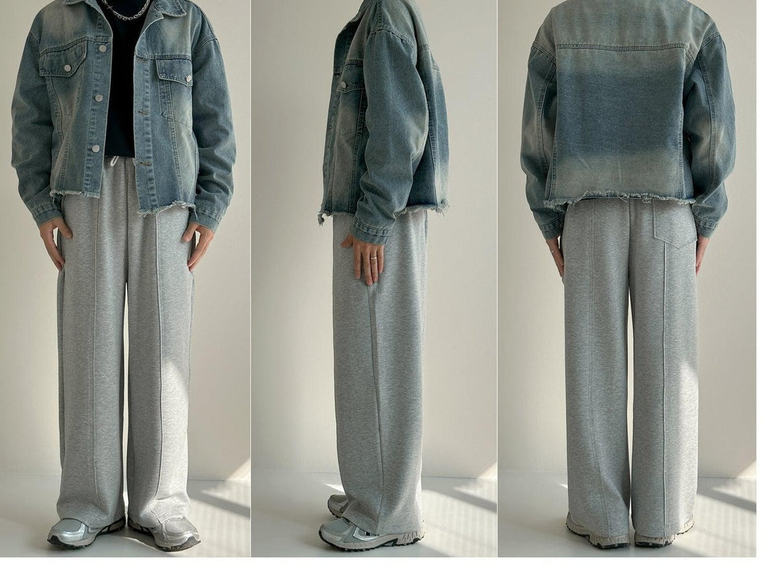 Raw Edge Denim Jacket