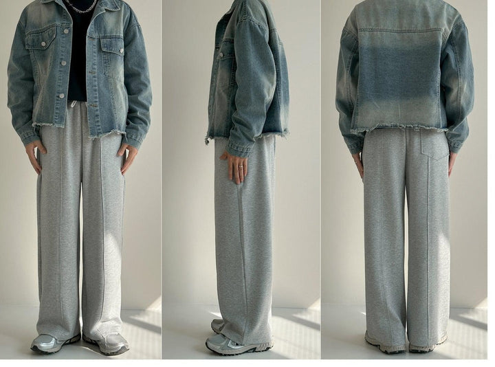 Raw Edge Denim Jacket