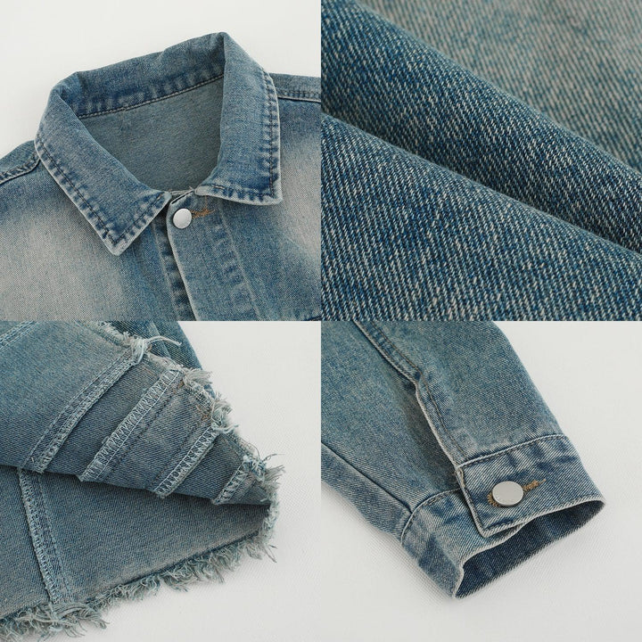 Raw Edge Denim Jacket