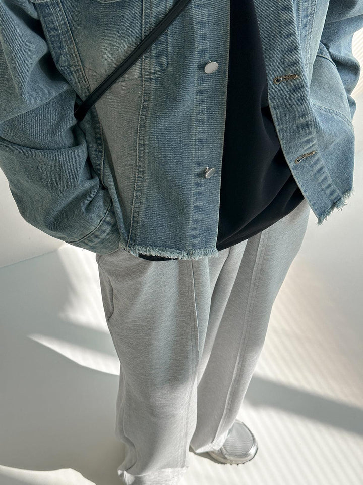 Raw Edge Denim Jacket