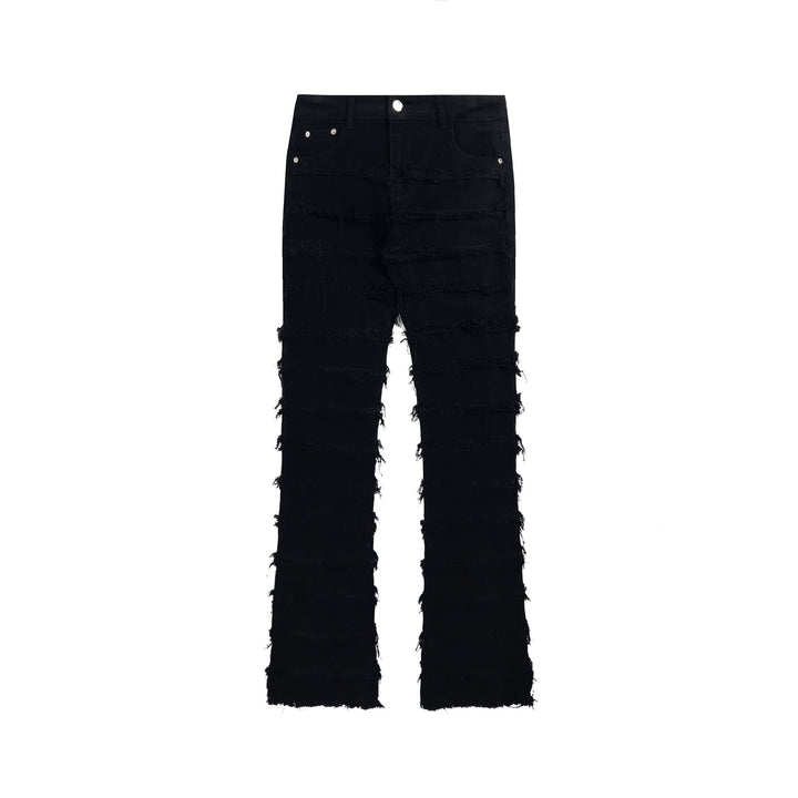 Raw Edge Flared Vintage Jeans