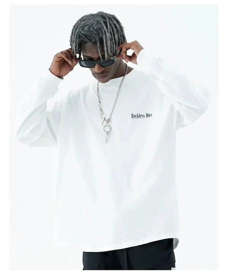 Reckless Boys Print Pullover