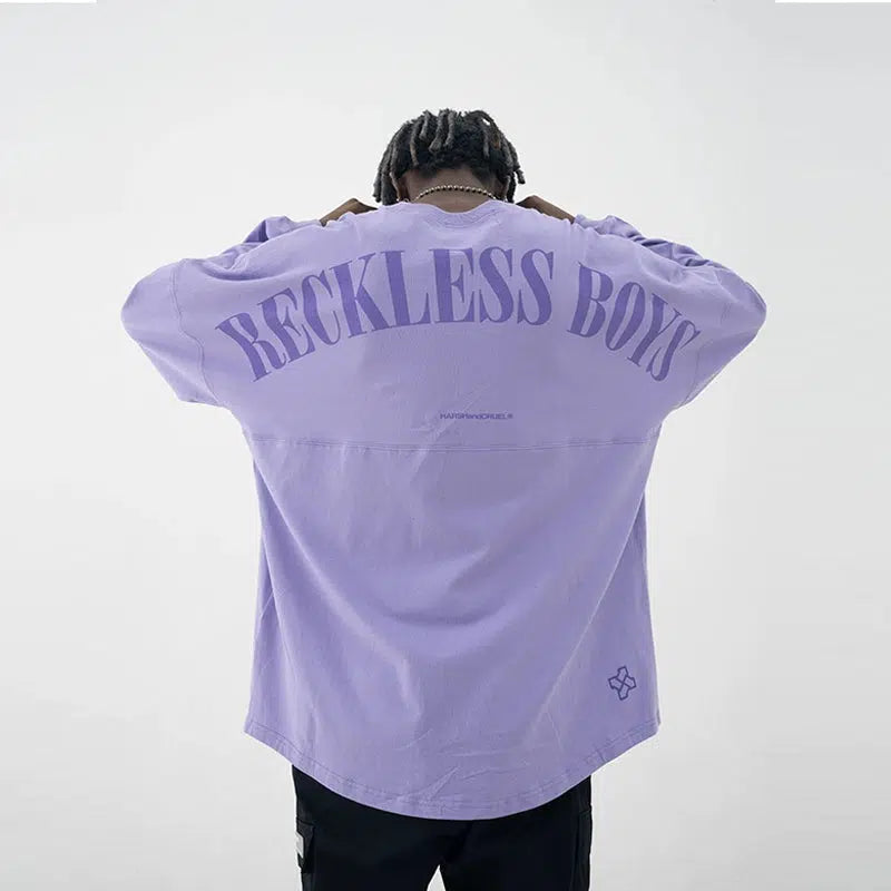 Reckless Boys Print Pullover