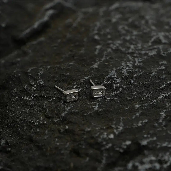 Rectangular Stud Earrings
