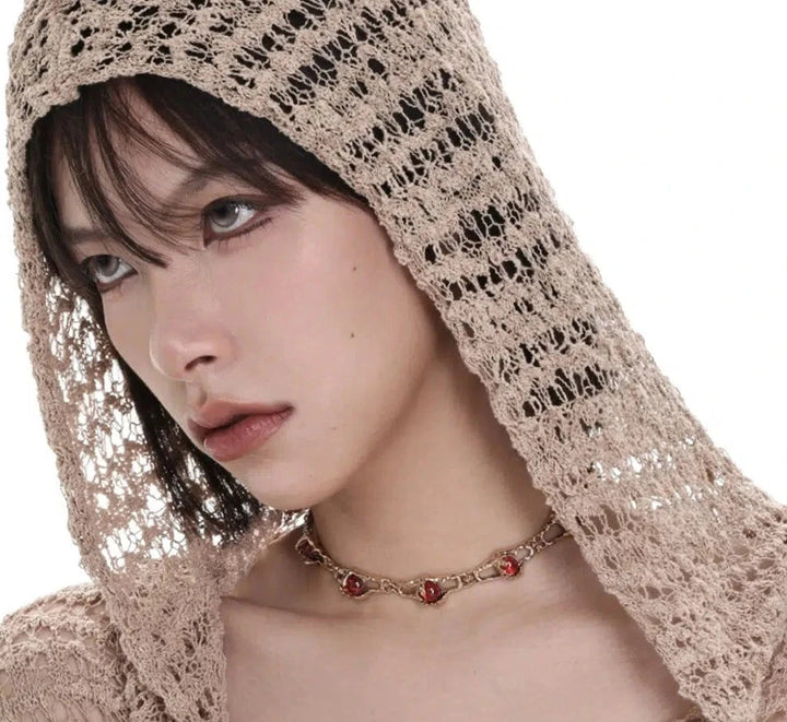 Red Beads Necklace