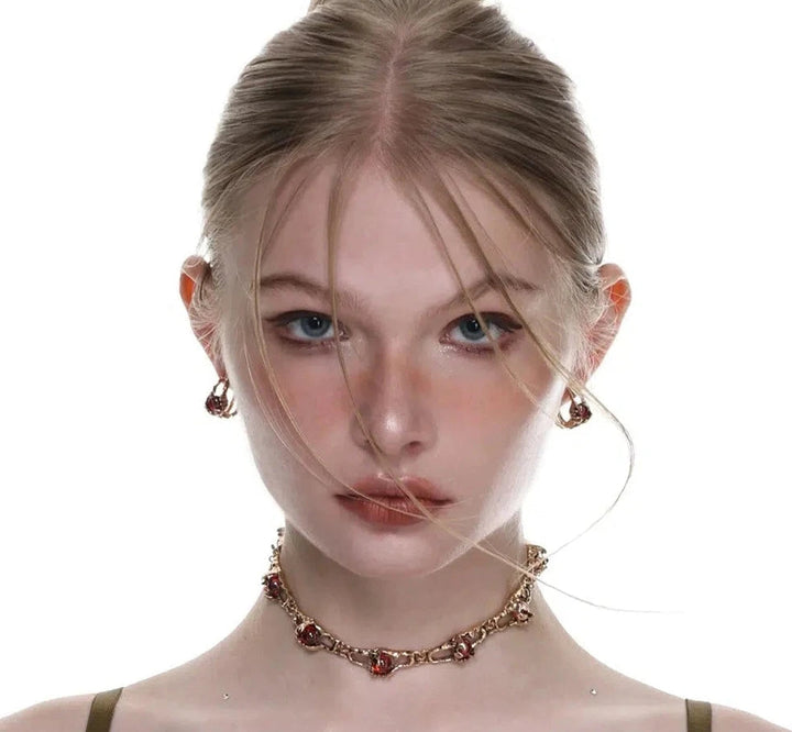 Red Beads Necklace