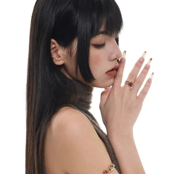Red Zircon Armband