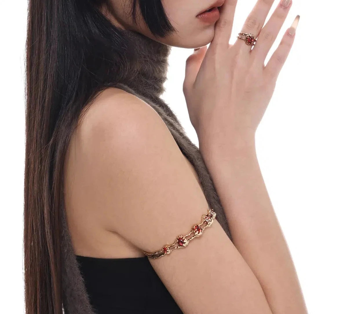 Red Zircon Armband