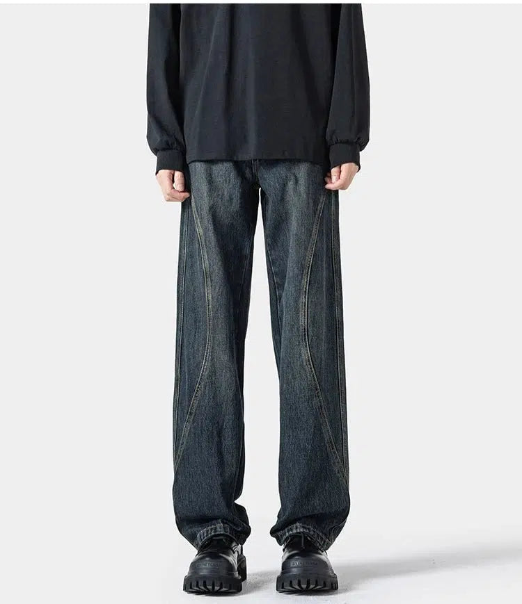 Regular Fit Straight Leg Jeans