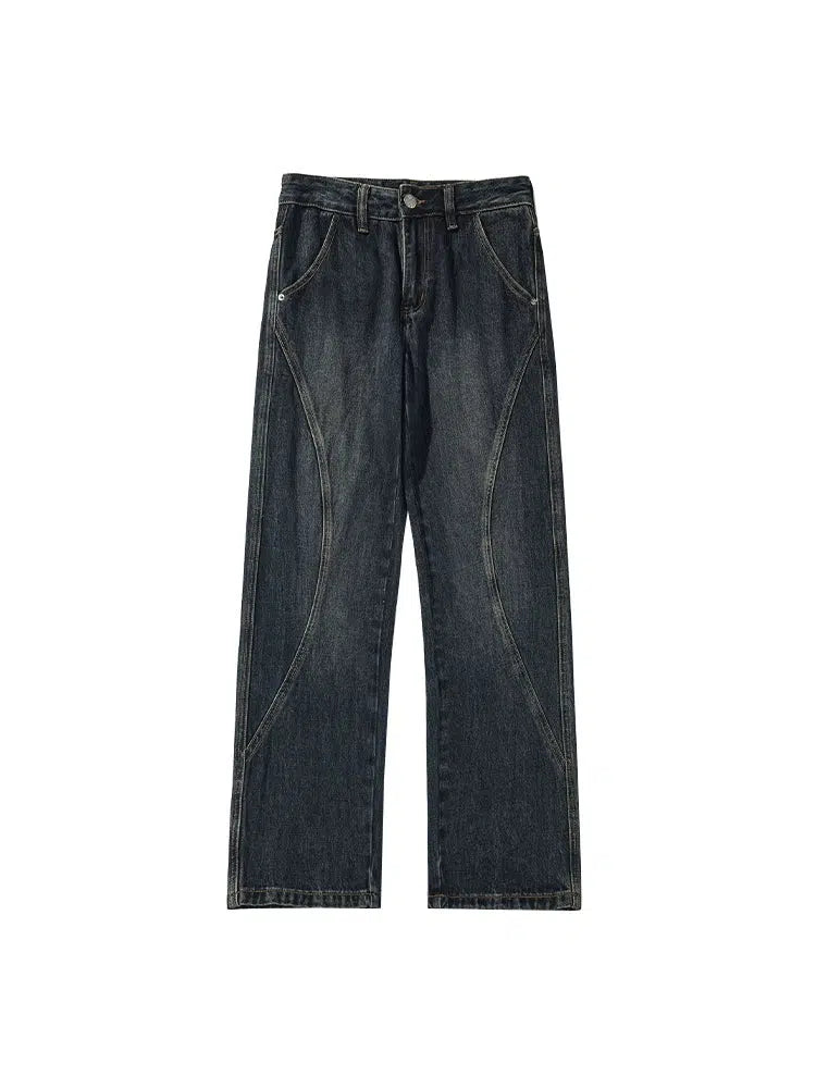 Regular Fit Straight Leg Jeans