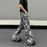 Relaxed Fit Camouflage Casual Pants