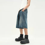 Relaxed Fit Denim Shorts