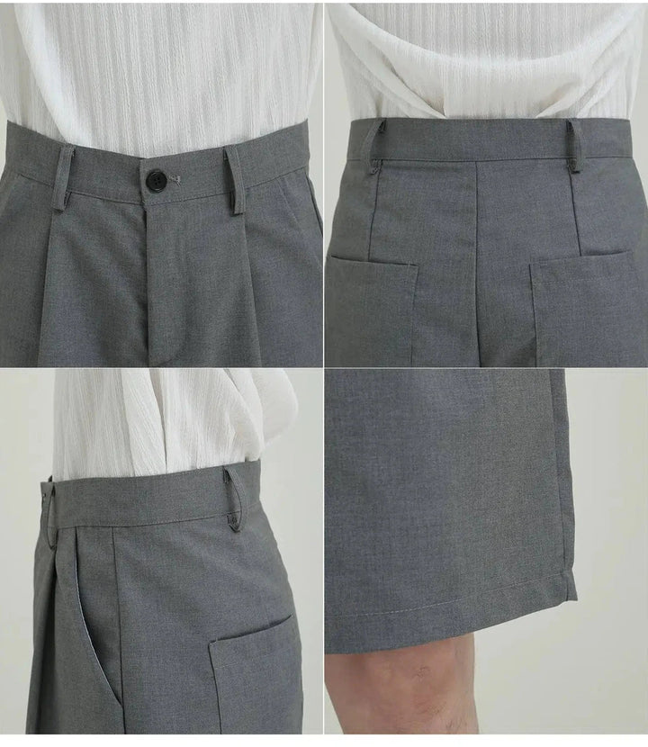 Relaxed Fit Dress Shorts