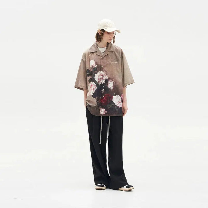 Relaxed Fit Floral Print Shirt