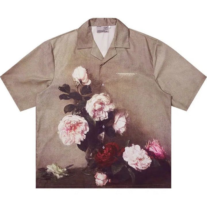 Relaxed Fit Floral Print Shirt