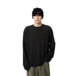 Relaxed Fit Henley Shirt