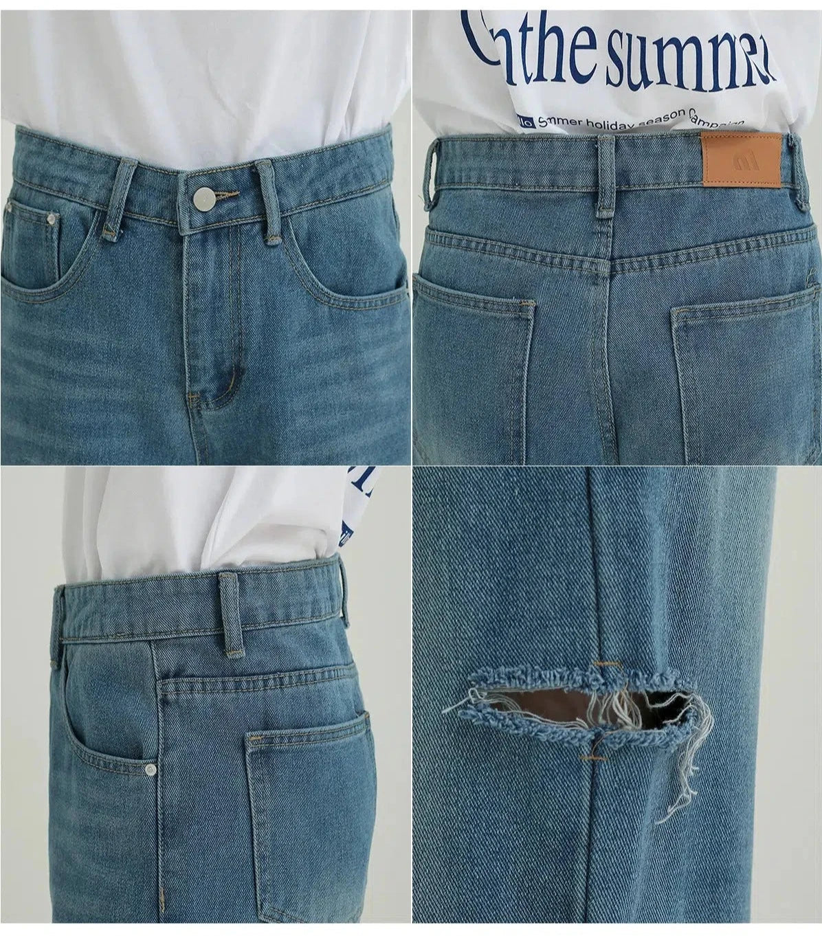 Relaxed Fit High-Waist Jeans