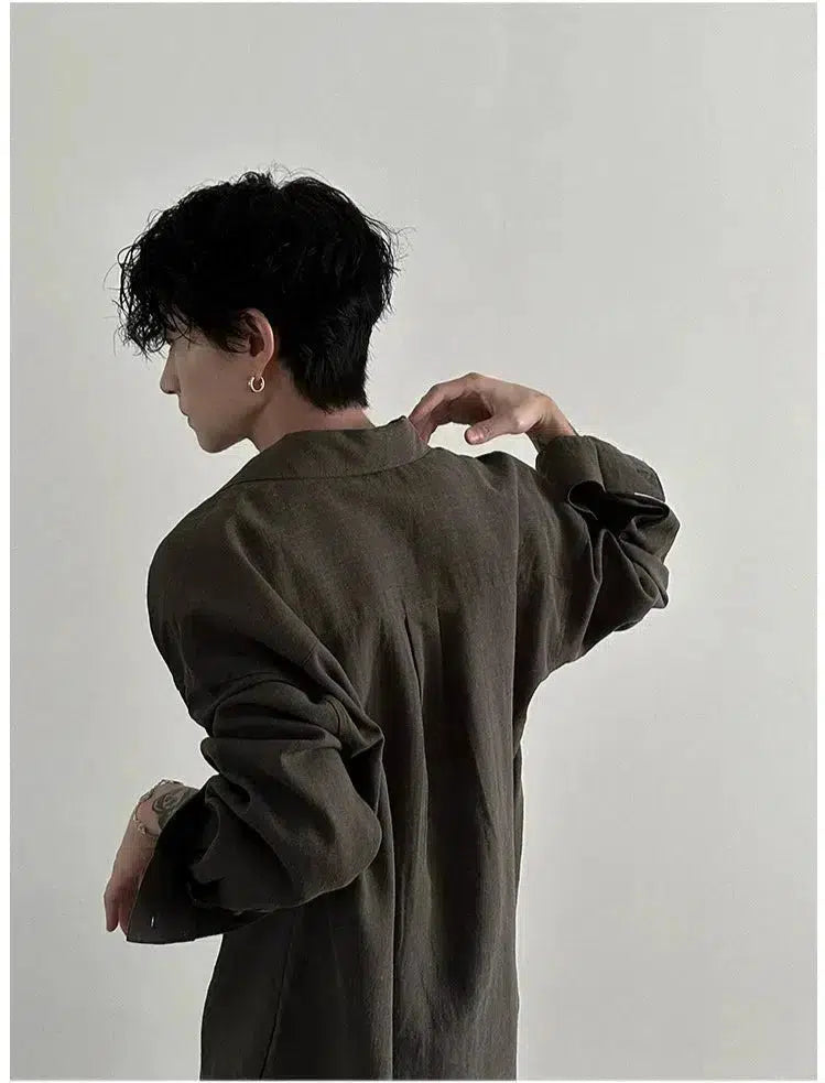Relaxed Fit Long Sleeve Shirt