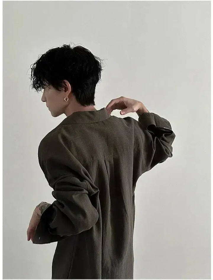 Relaxed Fit Long Sleeve Shirt