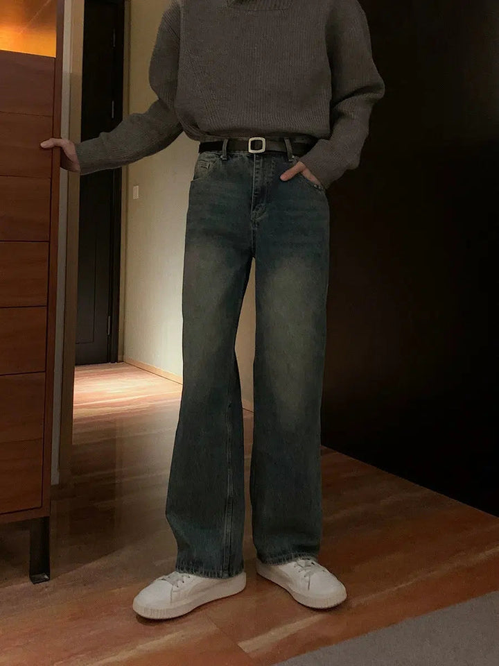 Relaxed Fit Straight-leg Jeans
