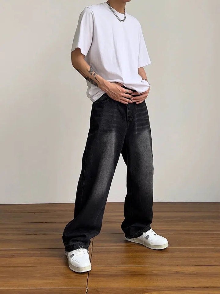 Relaxed Fit Straight-leg Jeans