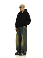 Relaxed Fit Wide-Leg Jeans