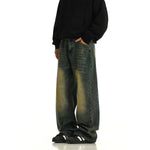 Relaxed Fit Wide-Leg Jeans