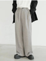 Relaxed Fit Wide-Leg Pants