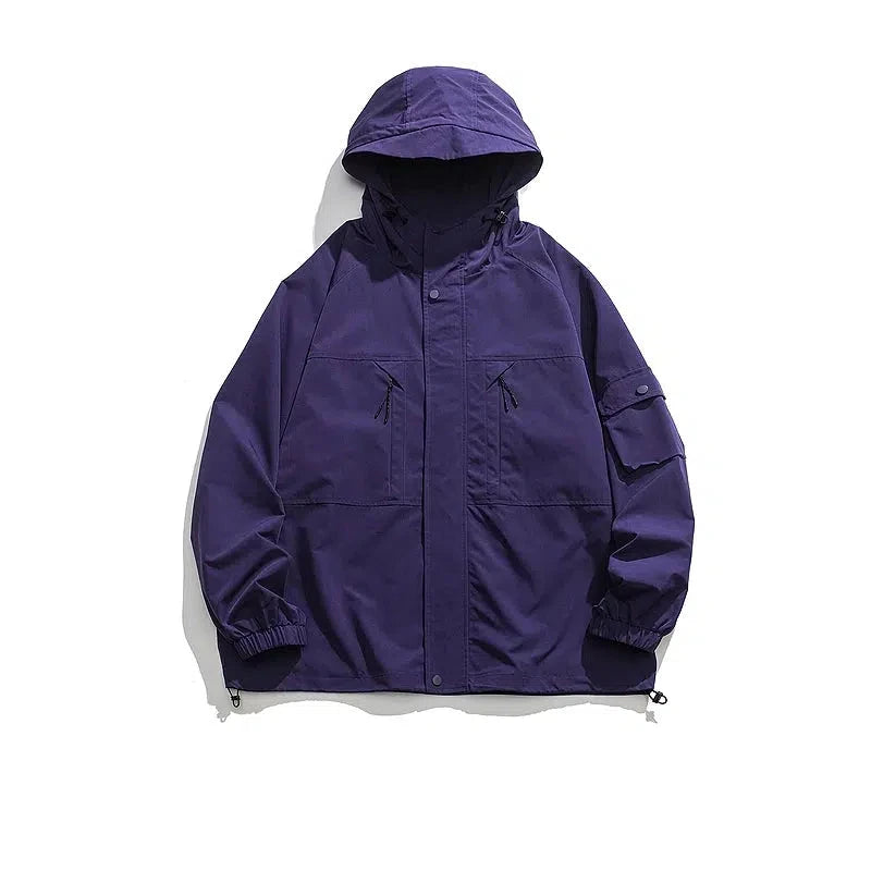 Removable Fleece Liner Hooded Jacket