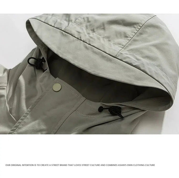 Removable Fleece Liner Hooded Jacket