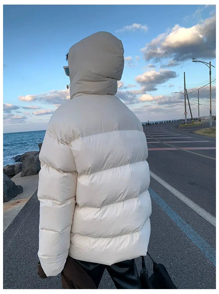 Removable Hooded Puffer Jacket