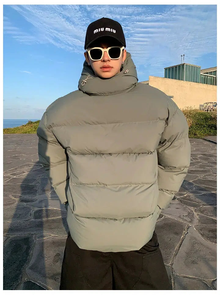 Removable Hooded Puffer Jacket