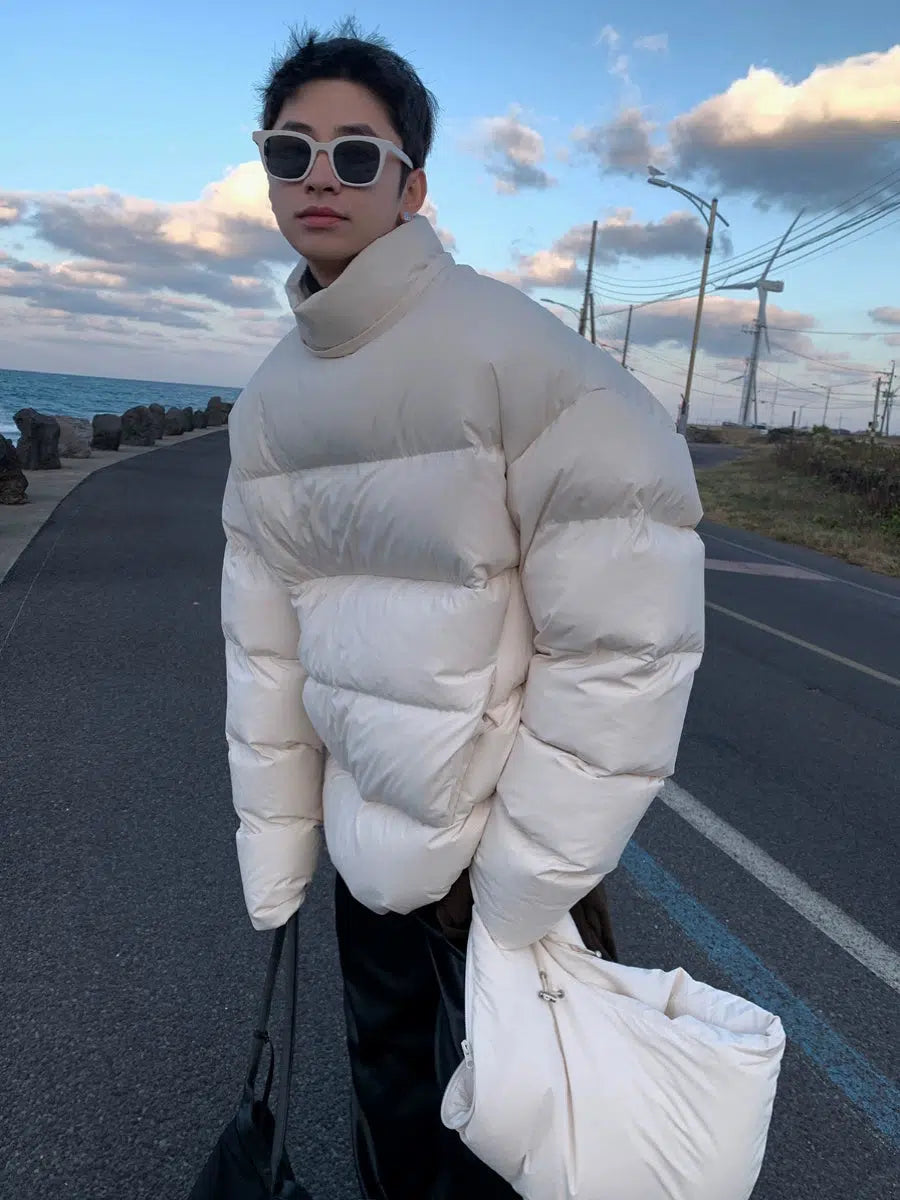 Removable Hooded Puffer Jacket