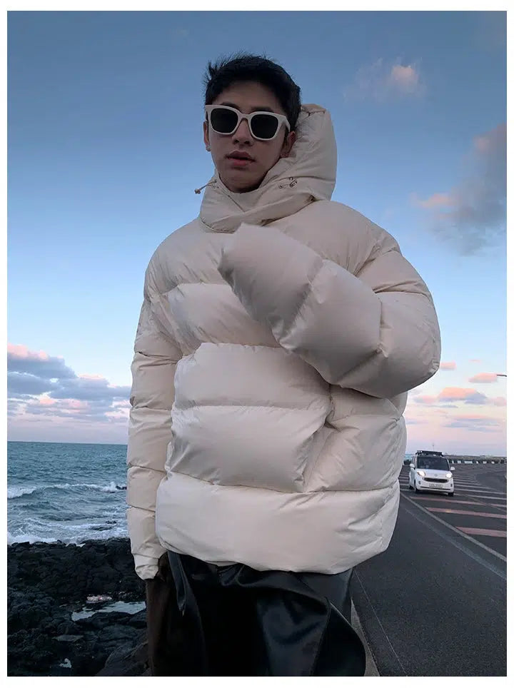 Removable Hooded Puffer Jacket