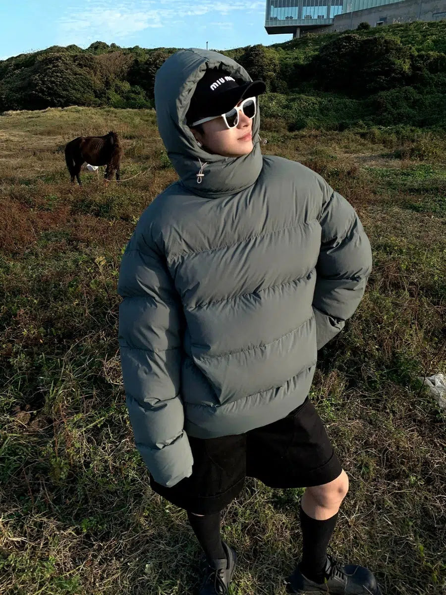 Removable Hooded Puffer Jacket