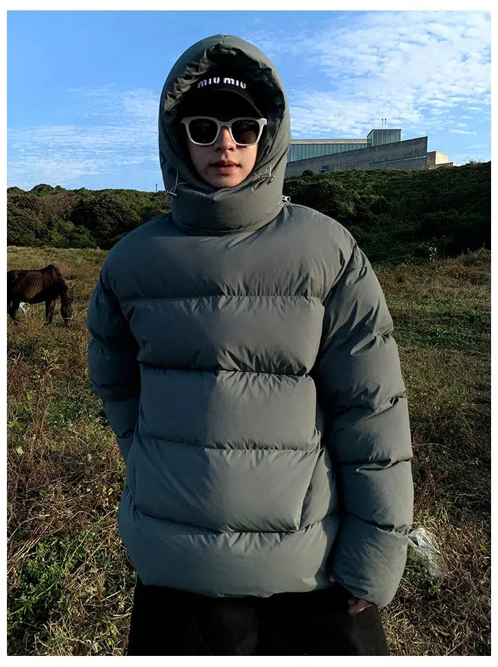 Removable Hooded Puffer Jacket