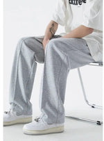 Retro Basic Drape Straight Sport Pants
