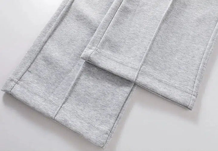 Retro Basic Drape Straight Sport Pants