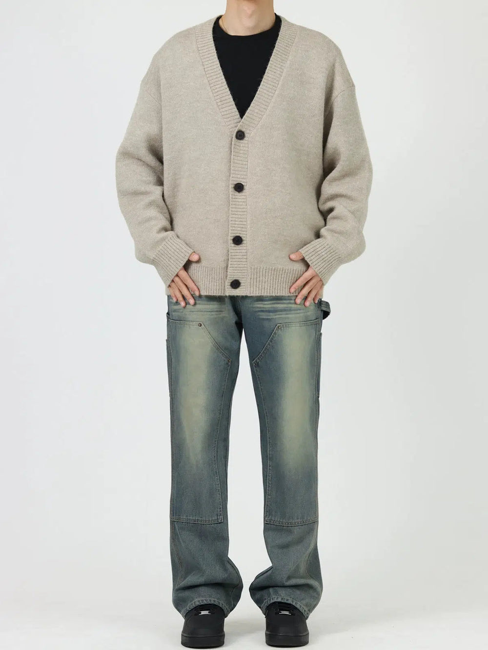 Retro Blue Bootcut Straight Casual Jeans