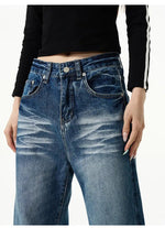 Retro Cat Whisker Flared Jeans
