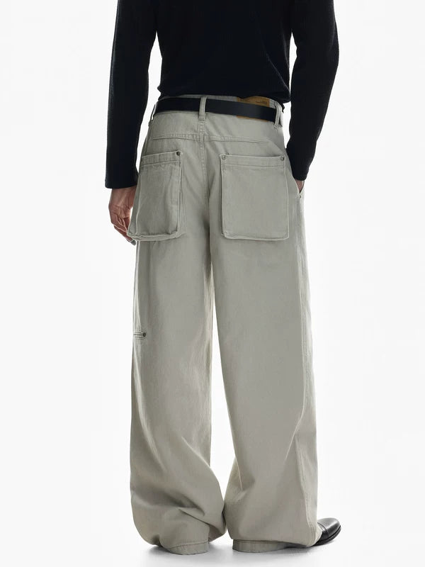 Wide Leg Straight Fit Casual Pants 5