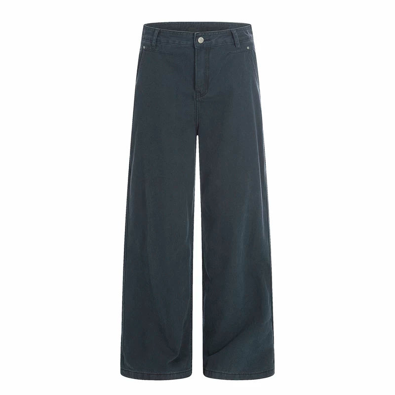 6193941447077,6193941447078,6193941447079,6193941447080,6193941447081, Wide Leg Straight Fit Casual Pants