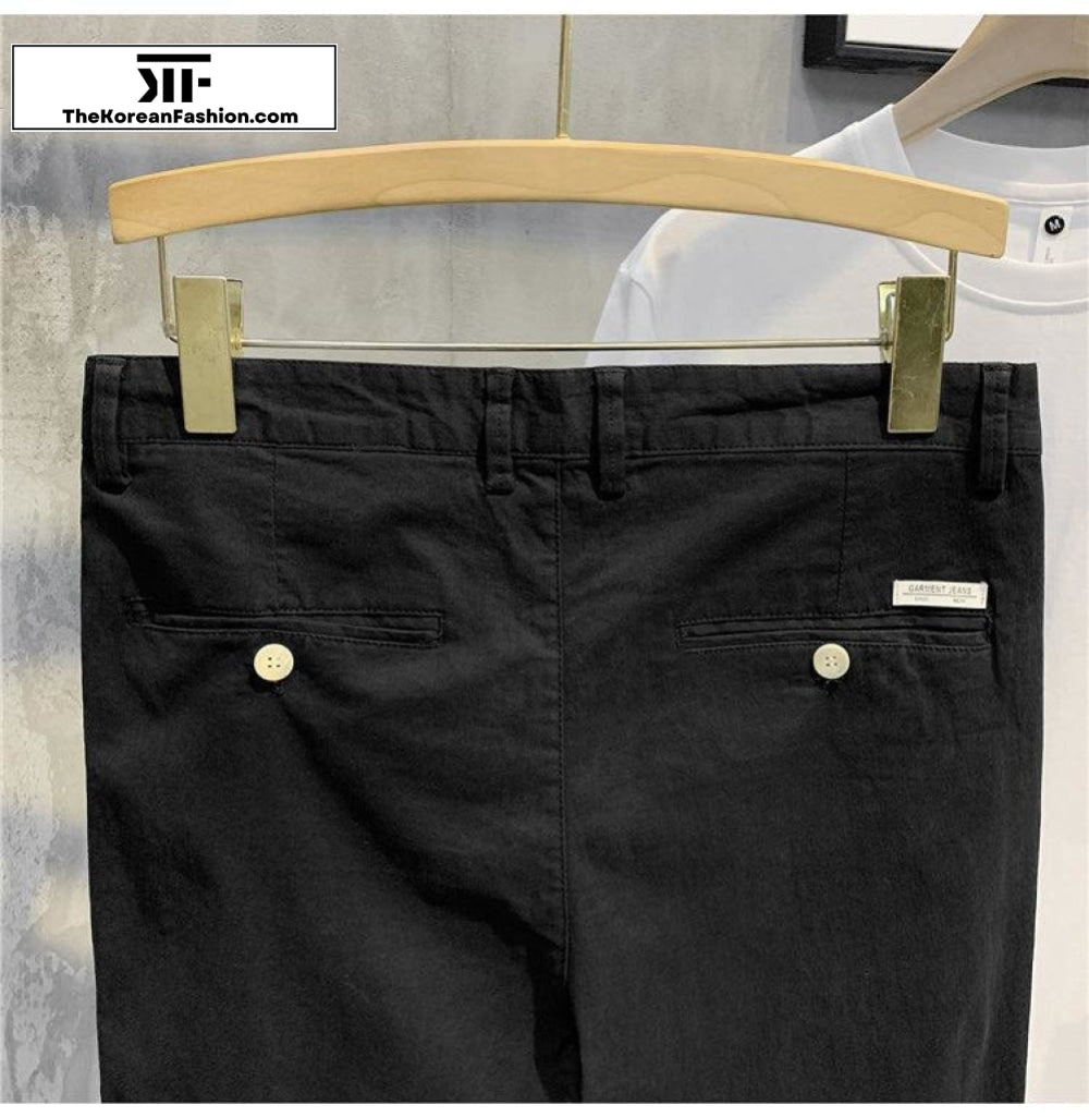 Retro Cotton Casual Pants