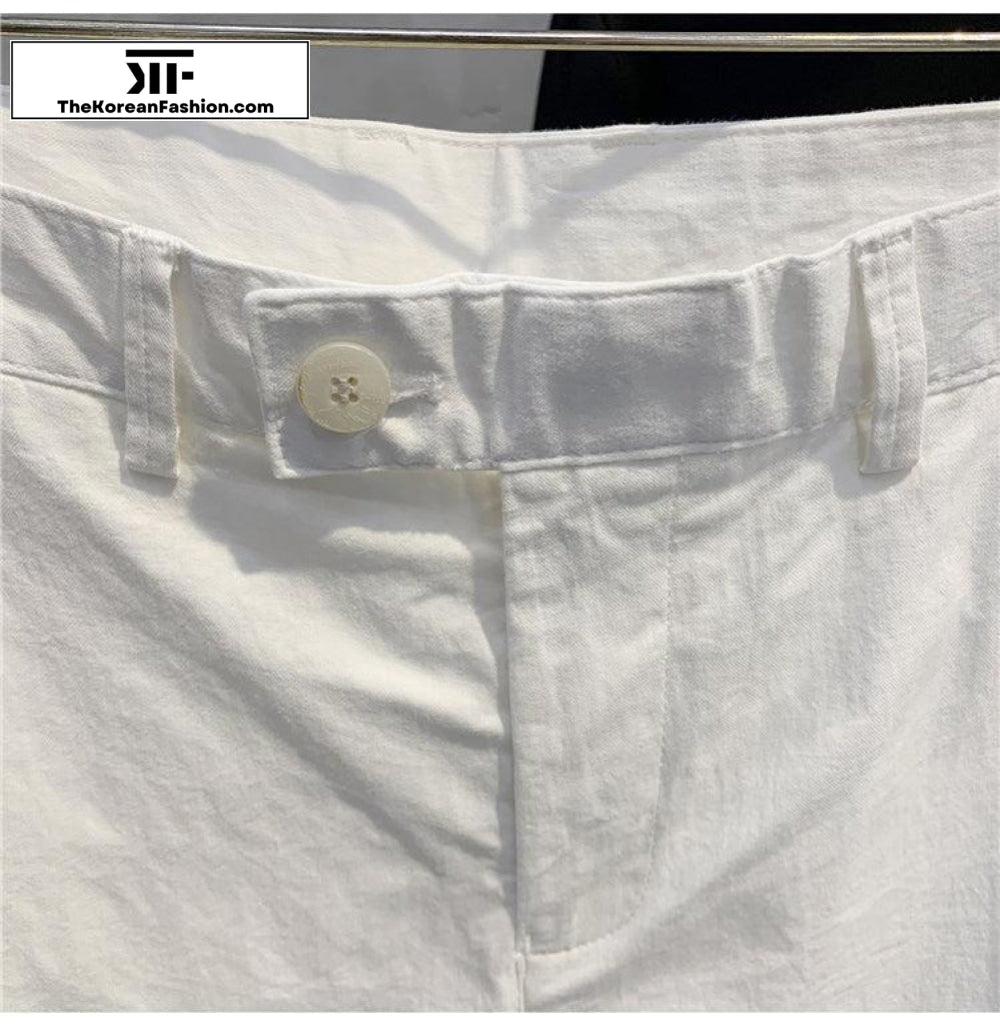 Retro Cotton Casual Pants