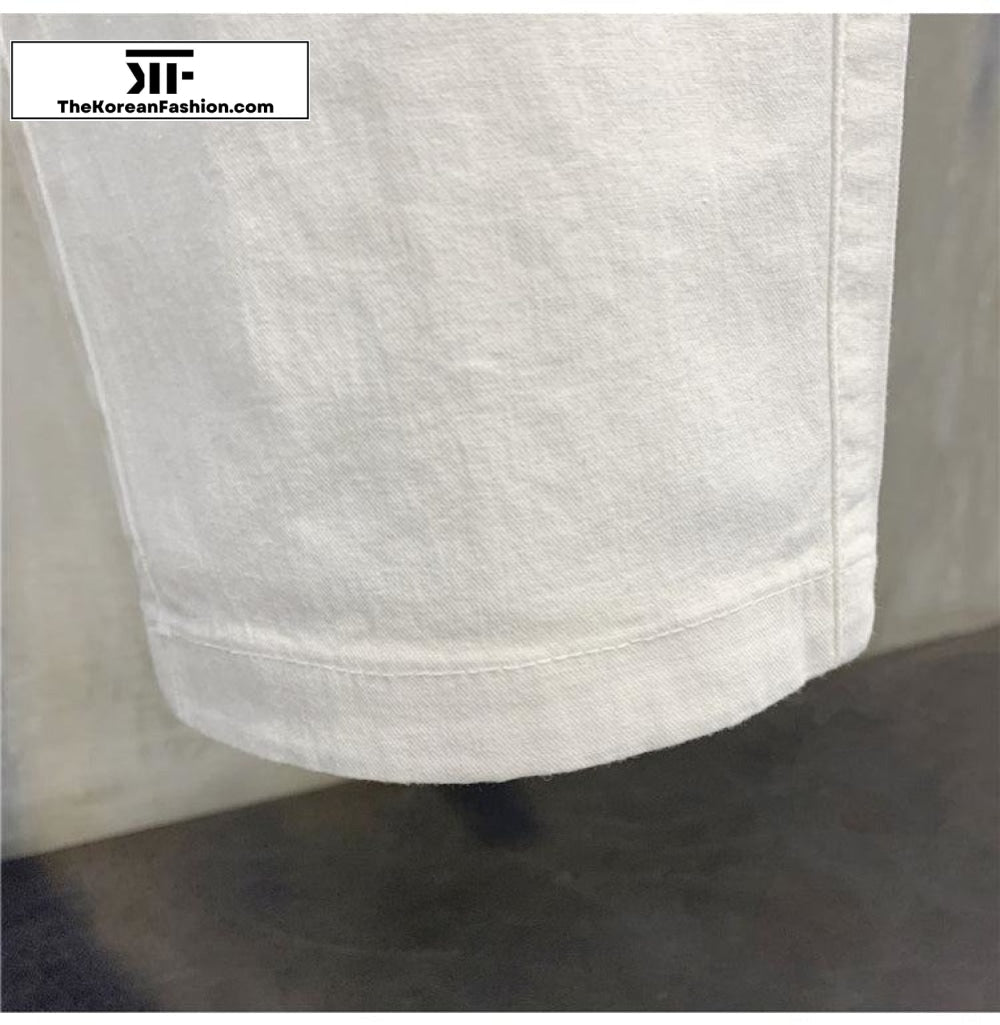 Retro Cotton Casual Pants